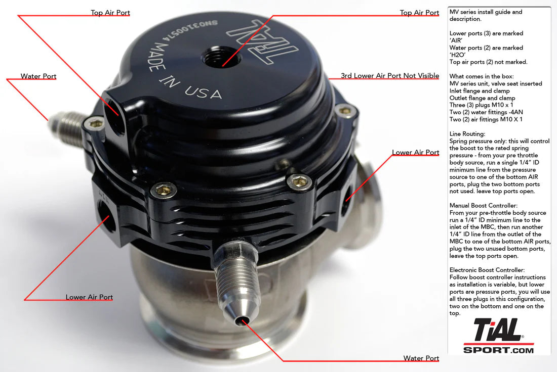 Tial Sport MVR 44mm Wastegate