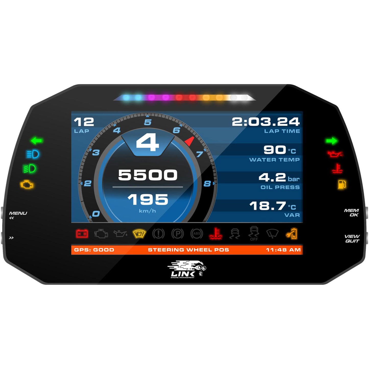 LINK MXG Strada 7-inch Dash - Street Edition